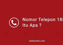 Apakah Nomor 188 Dari Telkomsel