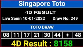 Hasil 4D Singapore Hari Ini